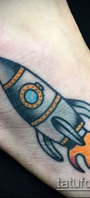 Фото тату ракета — 18072017 — пример — 104 Tattoo rocket
