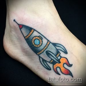 Фото тату ракета - 18072017 - пример - 104 Tattoo rocket