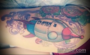 Фото тату ракета - 18072017 - пример - 105 Tattoo rocket