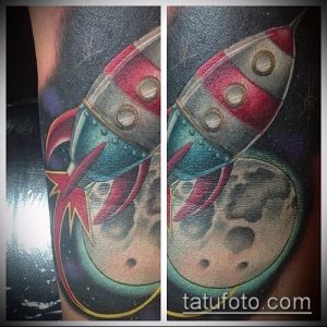 Фото тату ракета - 18072017 - пример - 109 Tattoo rocket