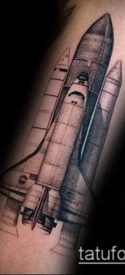 Фото тату ракета — 18072017 — пример — 117 Tattoo rocket