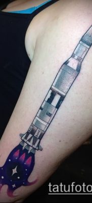 Фото тату ракета — 18072017 — пример — 140 Tattoo rocket