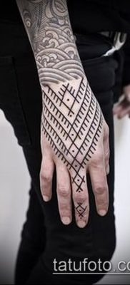 Фото тату с узором — 18072017 — пример — 027 Tattoo with pattern