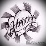 Фото эскиз тату имя - 11072017 - пример - 005 Sketch of tattoo name