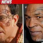 фото Тату Майка Тайсона на лице от 29.07.2017 №011 - Mike Tyson's Tattoo Face Tattoo