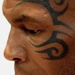 фото Тату Майка Тайсона на лице от 29.07.2017 №036 - Mike Tyson's Tattoo Face Tattoo