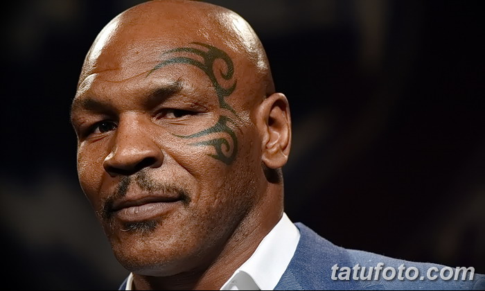 фото Тату Майка Тайсона на лице от 29.07.2017 №037 - Mike Tyson's Tattoo Face Tattoo 34246241