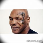 фото Тату Майка Тайсона на лице от 29.07.2017 №053 - Mike Tyson's Tattoo Face Tattoo