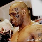 фото Тату Майка Тайсона на лице от 29.07.2017 №059 - Mike Tyson's Tattoo Face Tattoo