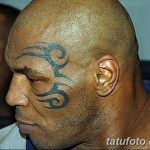 фото Тату Майка Тайсона на лице от 29.07.2017 №067 - Mike Tyson's Tattoo Face Tattoo