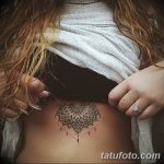 фото рисунок хной под грудью от 29.07.2017 №007 - Drawing henna under the breast