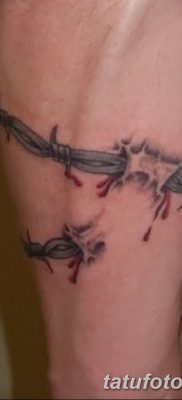 фото тату колючая проволока от 26.07.2017 №009 — Tattoo barbed wire_tatufoto.com