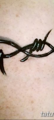 фото тату колючая проволока от 26.07.2017 №070 — Tattoo barbed wire_tatufoto.com