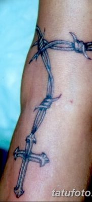 фото тату колючая проволока от 26.07.2017 №074 — Tattoo barbed wire_tatufoto.com