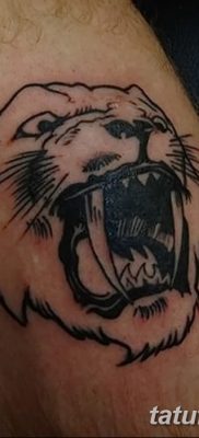 фото тату саблезубый тигр от 25.07.2017 №015 — Tattoo saber-toothed tiger