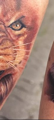 фото тату саблезубый тигр от 25.07.2017 №032 — Tattoo saber-toothed tiger