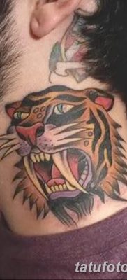 фото тату саблезубый тигр от 25.07.2017 №036 — Tattoo saber-toothed tiger
