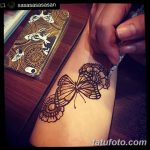 фото Мехенди бабочка от 01.08.2017 №057 - Mehendi Butterfly_tatufoto.com