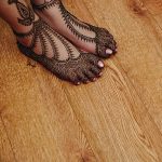 фото Мехенди на пальцах ног от 18.08.2017 №007 - Mehendi on toes_tatufoto.com