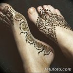 фото Мехенди на пальцах ног от 18.08.2017 №008 - Mehendi on toes_tatufoto.com