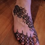 фото Мехенди на пальцах ног от 18.08.2017 №013 - Mehendi on toes_tatufoto.com