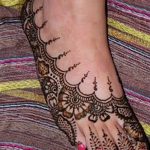 фото Мехенди на пальцах ног от 18.08.2017 №019 - Mehendi on toes_tatufoto.com