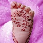 фото Мехенди на пальцах ног от 18.08.2017 №023 - Mehendi on toes_tatufoto.com