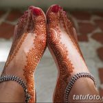 фото Мехенди на пальцах ног от 18.08.2017 №031 - Mehendi on toes_tatufoto.com