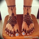 фото Мехенди на пальцах ног от 18.08.2017 №034 - Mehendi on toes_tatufoto.com