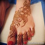фото Мехенди на пальцах ног от 18.08.2017 №038 - Mehendi on toes_tatufoto.com