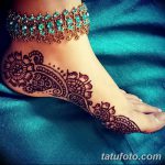 фото Мехенди на пальцах ног от 18.08.2017 №042 - Mehendi on toes_tatufoto.com