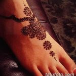 фото Мехенди на пальцах ног от 18.08.2017 №045 - Mehendi on toes_tatufoto.com