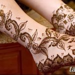 фото Мехенди на пальцах ног от 18.08.2017 №051 - Mehendi on toes_tatufoto.com