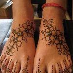 фото Мехенди на пальцах ног от 18.08.2017 №067 - Mehendi on toes_tatufoto.com