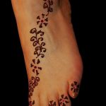 фото Мехенди на пальцах ног от 18.08.2017 №068 - Mehendi on toes_tatufoto.com