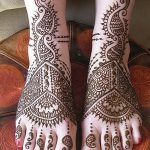 фото Мехенди на пальцах ног от 18.08.2017 №080 - Mehendi on toes_tatufoto.com