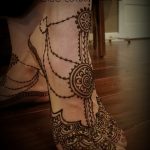 фото Мехенди на пальцах ног от 18.08.2017 №089 - Mehendi on toes_tatufoto.com