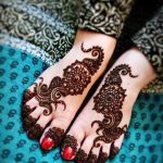 фото Мехенди на пальцах ног от 18.08.2017 №094 - Mehendi on toes_tatufoto.com