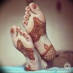 фото Мехенди на пальцах ног от 18.08.2017 №103 - Mehendi on toes_tatufoto.com