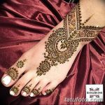 фото Мехенди на пальцах ног от 18.08.2017 №115 - Mehendi on toes_tatufoto.com