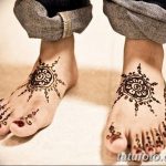 фото Мехенди на пальцах ног от 18.08.2017 №117 - Mehendi on toes_tatufoto.com