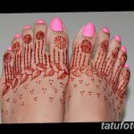 фото Мехенди на пальцах ног от 18.08.2017 №127 - Mehendi on toes_tatufoto.com