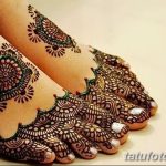 фото Мехенди на пальцах ног от 18.08.2017 №133 - Mehendi on toes_tatufoto.com