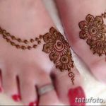 фото Мехенди на пальцах ног от 18.08.2017 №137 - Mehendi on toes_tatufoto.com