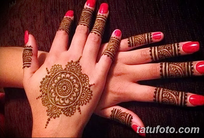 фото Мехенди цветок от 16.08.2017 №016 - Mehendi flower_tatufoto.com