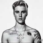 фото Тату Джастина Бибера от 08.08.2017 №027 - Justin Bieber's Tattoo_tatufoto.com