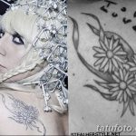 фото Тату Леди Гаги от 25.08.2017 №051 - Tattoo 13 - Lady Gaga Tattoo - tatufoto.com