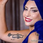 фото Тату Леди Гаги от 25.08.2017 №070 - Tattoo 13 - Lady Gaga Tattoo - tatufoto.com
