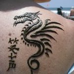 фото дракон хной от 02.08.2017 №040 - Dragon henna_tatufoto.com
