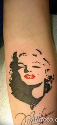 фото тату Мэрилин Монро от 08.08.2017 №007 — Tattoo Marilyn Monroe_tatufoto.com